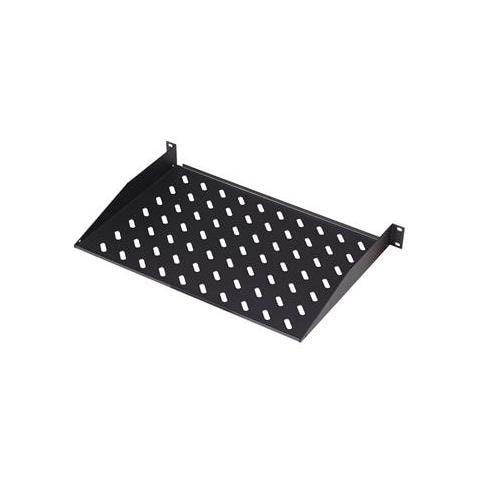 I-CASE TRAY-300BK - Mensola per Rack 19'' 300 mm 2U Nera 2 punti - Foto 1