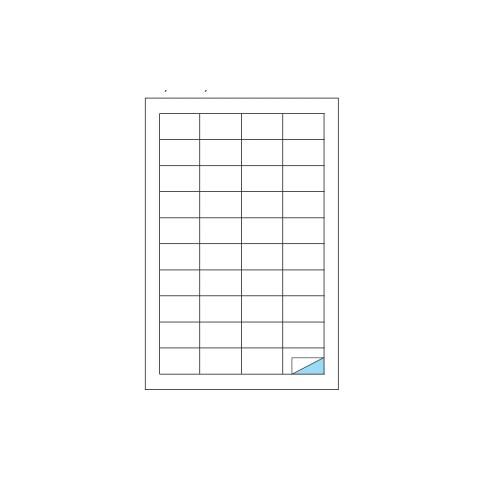 Etichette Autoadesive per Stampanti Laser e Fotocopiatrici Bianco Cellulosa 48.5 mm 25.4 mm 210C553 - Foto 1