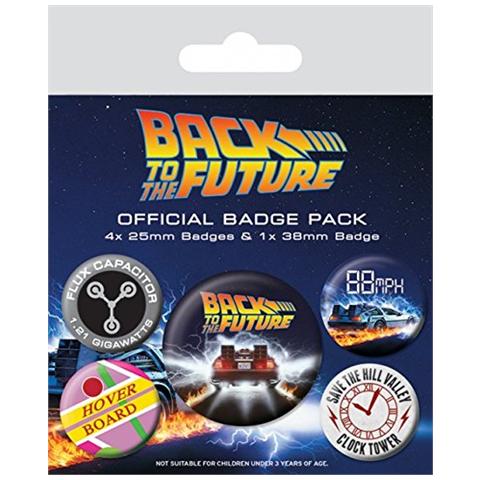 Spilla Back To The Future Pin Badges 5 Pack Delorean - Foto 1