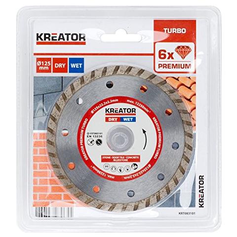 Disco Diamantato Per Tegole, Cemento E Pietra Diametro 125 mm Krt083101 - Foto 1