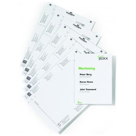 Inserti Di Ricambio Per Targa Info Sign Nr. 4803 Colore Bianco 10 Pz - Foto 1