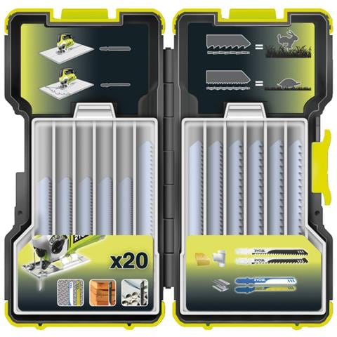 Set Di 20 Lame Per Seghetto Alternativo Oneplus Con Legno E Metallo 75-100mm Rak20jb - Foto 5