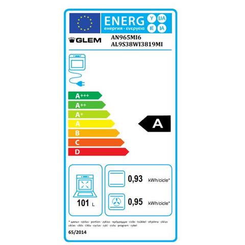 Cucina Elettrica AN965MI6 5 Fuochi a Gas Forno Multifunzione Elettrico Ventilato Classe A Dimensioni 90 x 60 cm Colore Inox Serie Alpha - Foto 3