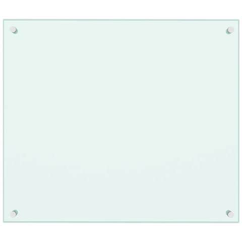 Paraschizzi Per Cucina Bianco 70x60 Cm In Vetro Temperato - Foto 1