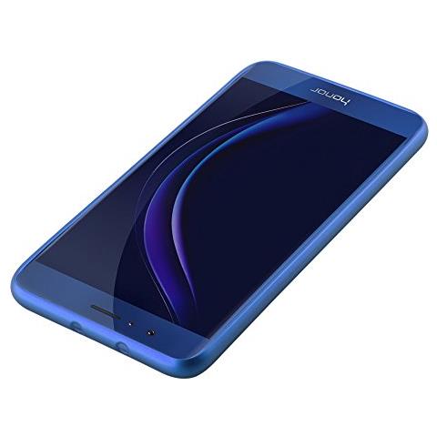 Custodia Compatibile Con Honor 8 In Blu Metallico - Coperchio Protettivo In Silicone Tpu Flessibile - Foto 2