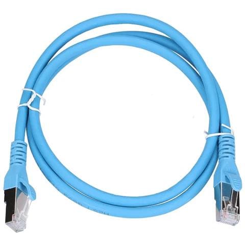LAN Patchcord Kat. 6A S /FTP 1m Coppia intrecciata in rame, 10Gbps - Foto 1