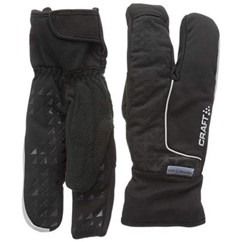 Guanti Siberiani 3 Dita Da Sci Di Fondounisexda Adultonerossoaglia Produttore: 11 Xl) - Foto 1