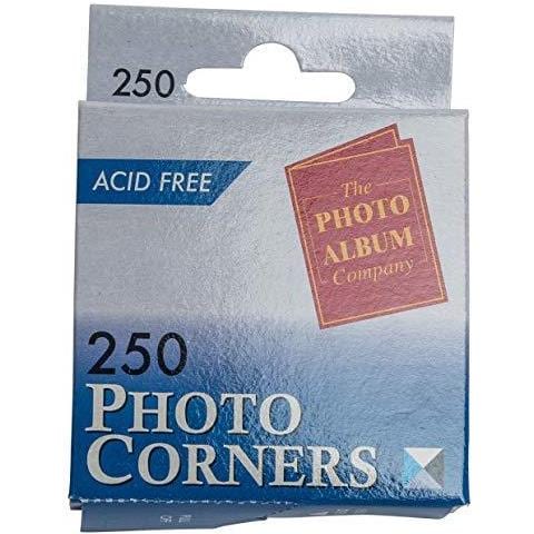 The Photo Album Societ Dispenser Box Con 250 Photograph Photo Corner - Clear - Foto 1