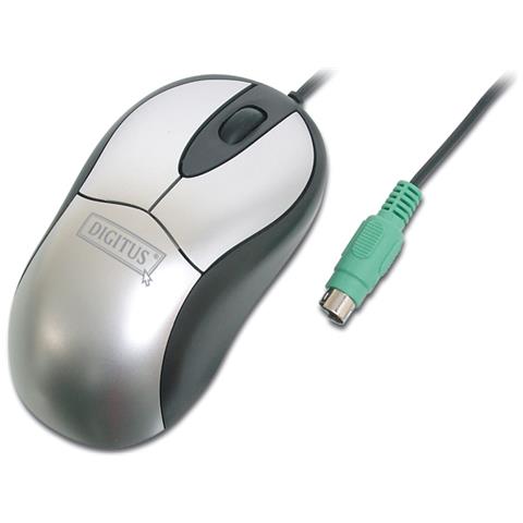 Mouse 3 button scrolling, optical 800dpi, USB+PS / 2, USB+PS / 2, Ottico, 800 DPI, 1,8m - Foto 3