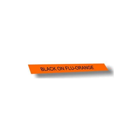 Etichetta termica TZ-B31 - 12 mm Larghezza x 8 m Lunghezza - 20 Pacco - Rettangolo - Trasferimento termico - Arancio fluorescente - Foto 1