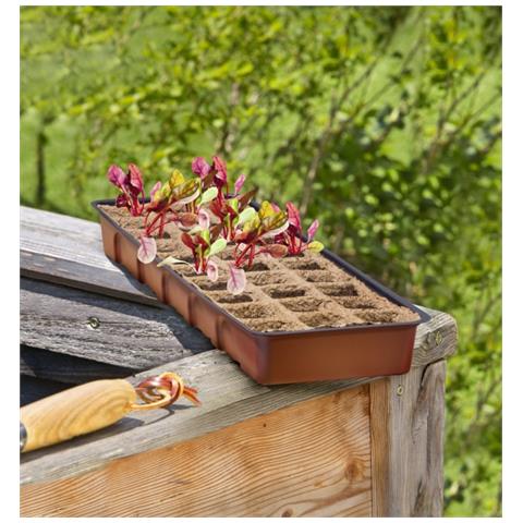 06840 fioriera Interno Libera installazione Plastica Terracotta - Foto 2