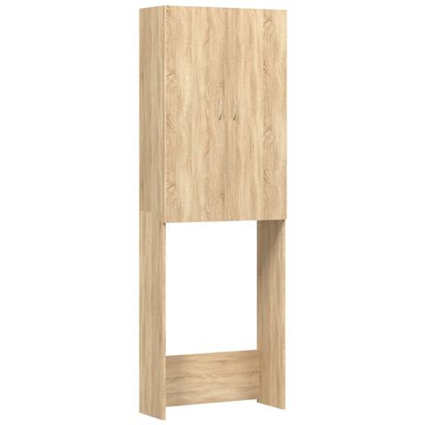 Mobile per Lavatrice Rovere Sonoma 64x25,5x190 cm - Foto 1
