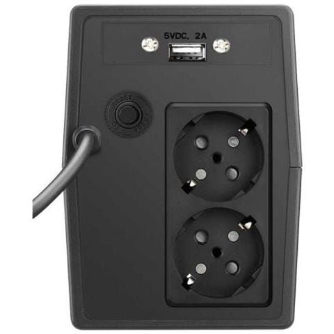 Online Usv-systeme Usv Yunto Smile 800 A Linea Interattiva 0,8 Kva 480 W 2 Presa (e) Ac - Foto 3