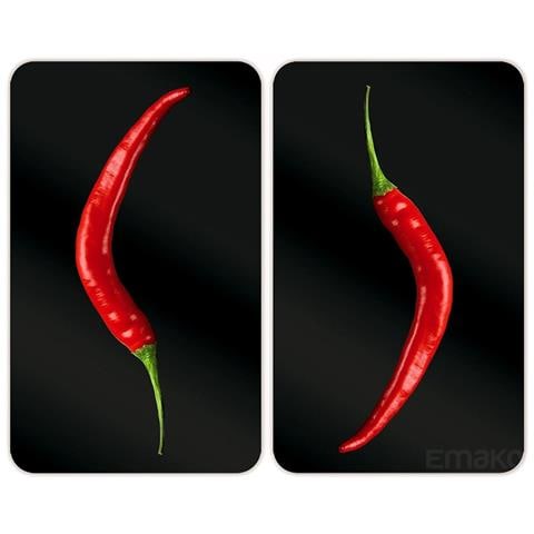 WENKO Sottobicchiere Piastre Protettive Hot Chili — 2 Pezzi Wenko