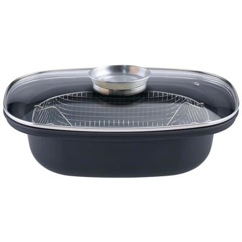 Cocotte Con Cestello E Coperchio - 40 X 25 Cm - Acciaio Al Carbonio - Tutte Le Fonti Di Calore Inclusa L'induzione - Foto 1
