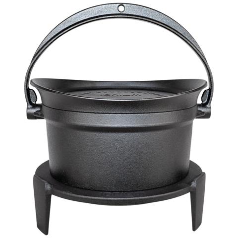Ignium Taran Camping 2 - Pentola Per Forno Olandese Con Incluso Piedistallo Tutto Ghisa - Foto 1