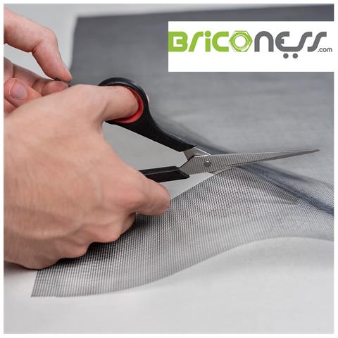 Zanzariera In Fibra Di Vetro Grigia Rotolo 50 Mt. - 100 Cm. - Foto 2