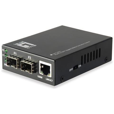 GVT-2011 convertitore multimediale di rete 1000 Mbit /s Grigio - Foto 1