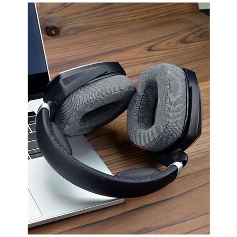 Cuscinetti Auricolari Per Sennheiser Hdr Rs 165/175/185/195 Black - Foto 2