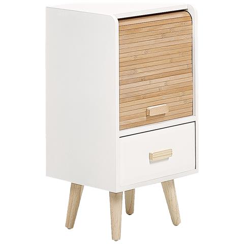 Comodino 1 Cassetto Nesika Bianco - Foto 2