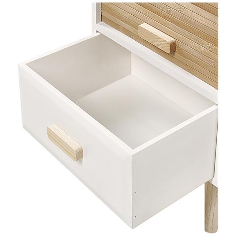 Comodino 1 Cassetto Nesika Bianco - Foto 5