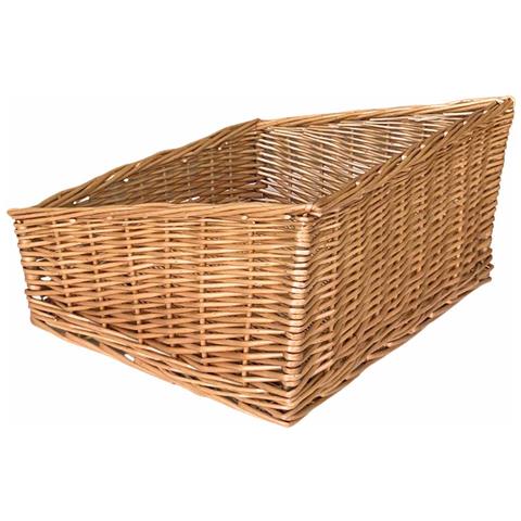 Cestaespositore Portapane In Vimini Rettangolare Cm 43,5 X 32 H 20 - Foto 2