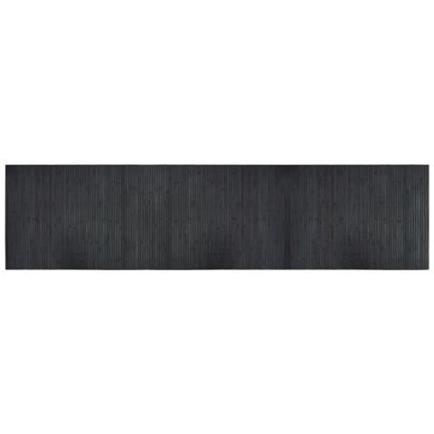 Tappeto Rettangolare Grigio 70x300 Cm In Bambù - Foto 2