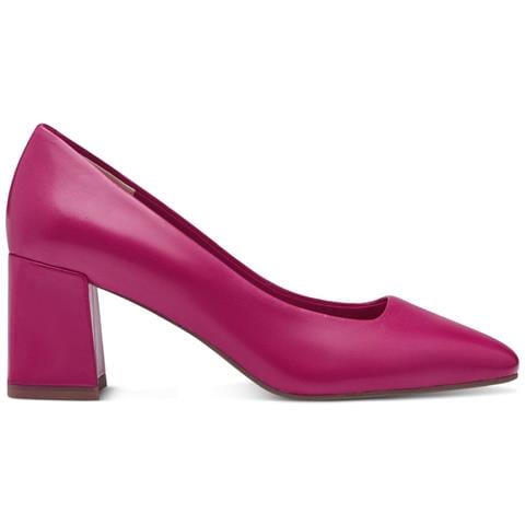 Fuxia Elegant Closed Pumps High Scarpe Con Tacco Pelle Scarpe Donna Rosa Eu 39, 1-22400-42 513 - Foto 2