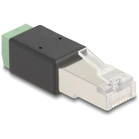 Adattatore da RJ45 maschio per morsettiera 2 pin - Foto 1