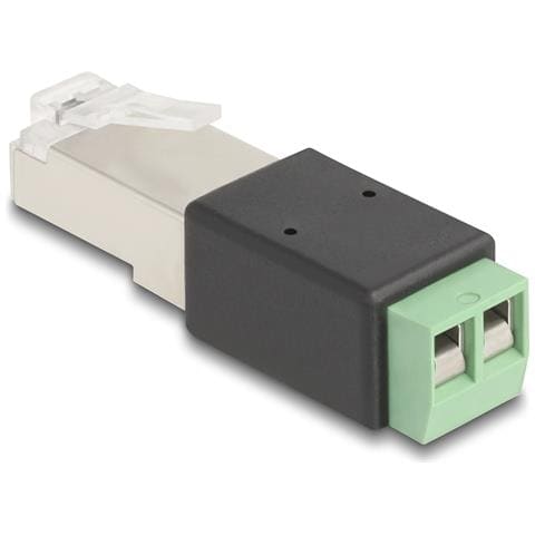 Adattatore da RJ45 maschio per morsettiera 2 pin - Foto 2