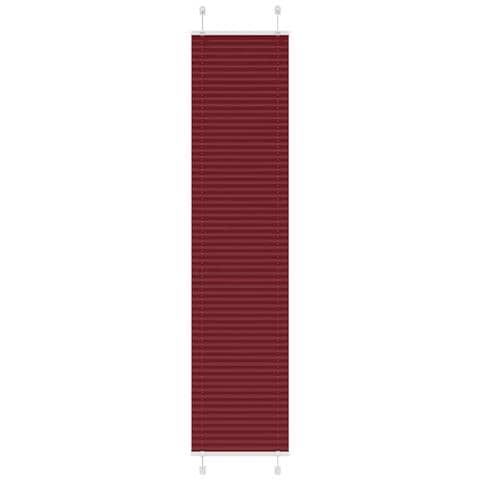 Tenda Plissettata Rosso Bordeaux 50x200 Cm Larghezza Tessuto - Foto 1