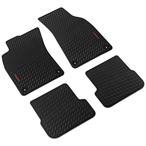 , Set Tappeti Su Misura In Eco Gomma - Compatibile Per Audi A6 4p (09/04>03/11) - Audi A6 Allroad (06/06>02/12) - Audi A6 Avant (03/05>08/11) - Foto 1