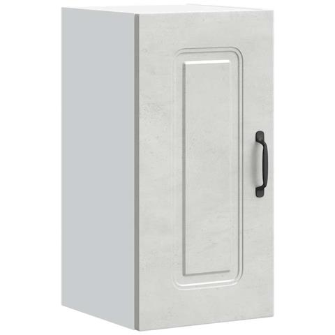 Pensile Da Cucina Kalmar Grigio Cemento In Legno Multistrato - Foto 2