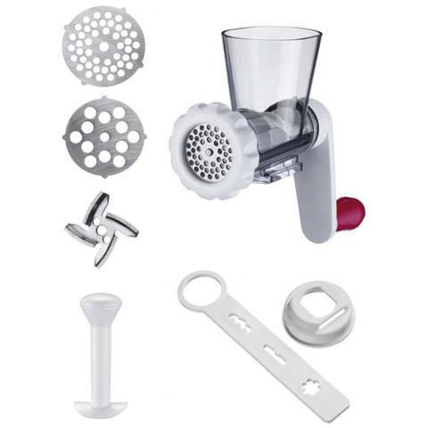 Frecher Fritz Tritacarne Rosso, Stainless Steel, Bianco - Foto 1