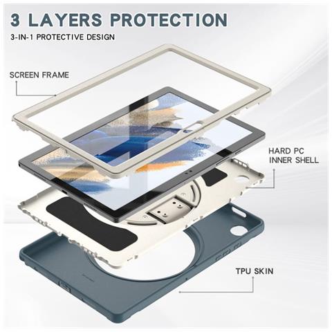 Custodia Per Ipad Mini 4/5 Con Supporto Rotante E Design Elegante - Blu Relax! - Foto 2