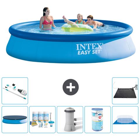 Piscina Fuori Terra - In Giro - 396x84 Cm - Blu - Include Accessori Coordinati A725 - Foto 1