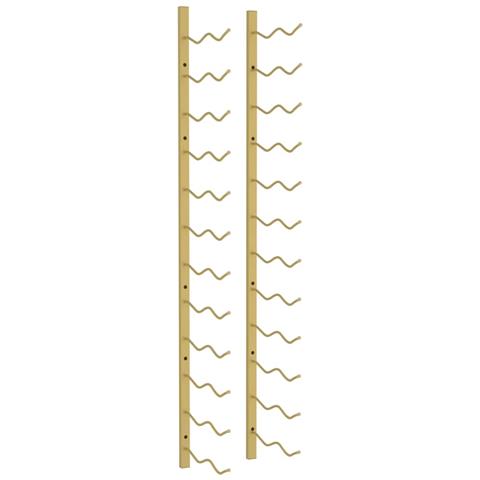 Lusso Casadino -  Portavini Da Parete Per 24 Bottiglie Oro In Ferro - Foto 1