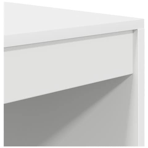 Scrivania Bianca 80x50x76 cm in legno ingegnerizzato - Foto 7
