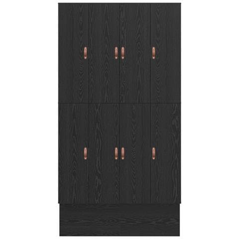Struttura letto Rovere Nero 120x200 cm - Foto 9