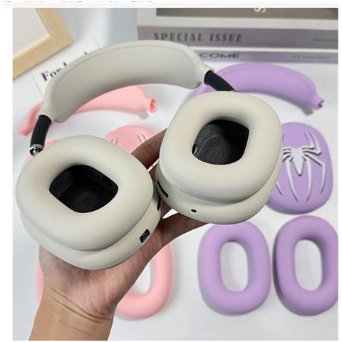 Custodia Protettiva A Tema Spider Compatibile Con Airpods Max 1/2 Generazione - Set Da 3 Pezzi White - Foto 2