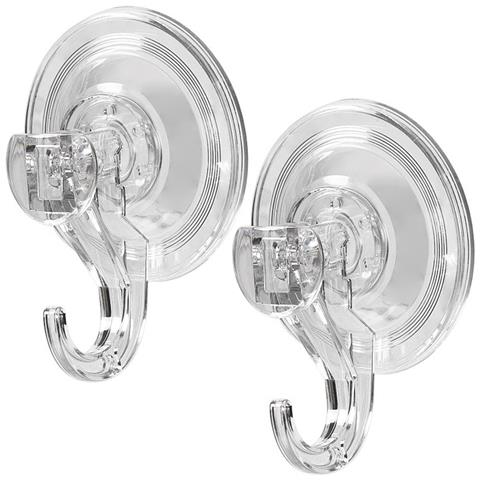 Ganci A Ventosa Grandi (confezione Da 2) - Soluzione Di Fissaggio Potente E Senza Tracce - Foto 1