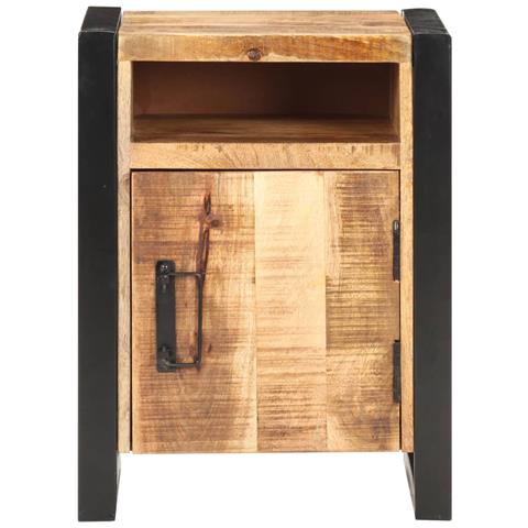 Comodino 40x35x55 Cm In Legno Massello Di Mango - Foto 1
