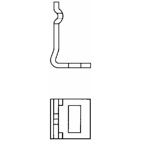 Staffa Per Molla Flex H 22,sezione 50x6 Confezione Da 25 Pezzi - Foto 4