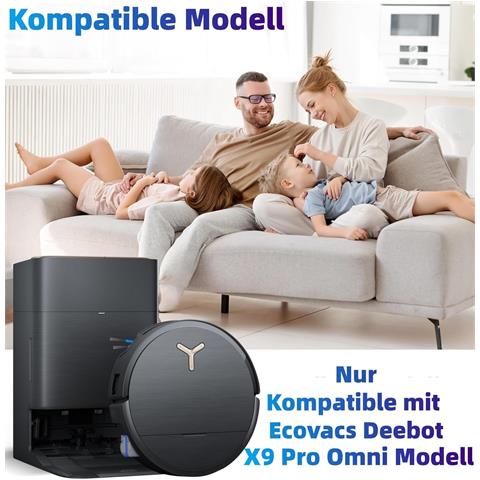 Kit Di Accessori Di Ricambio Compatibile Con Robot Aspirapolvere Ecovacs X9 Pro Omni - Foto 2