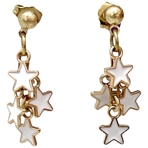 Ciondolo Cascata Di Stelle In Bianco E Oro - Foto 1