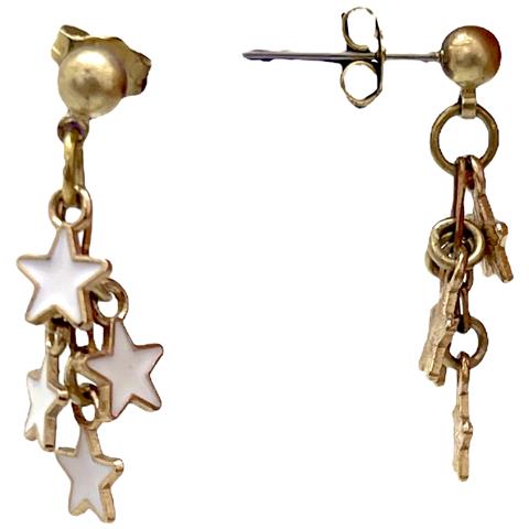 Ciondolo Cascata Di Stelle In Bianco E Oro - Foto 2