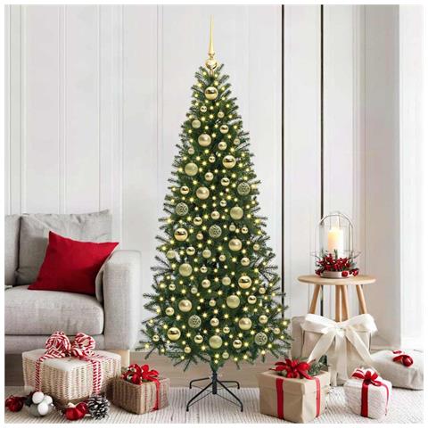 Set di Palle di Natale con 300 LED 120 pcs Oro Plastica - Foto 2