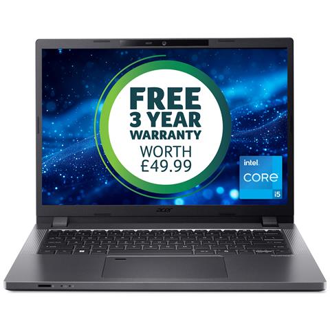 TravelMate P2 TMP214-55-G2-TCO-52XW Intel® Core™ i5 i5-1335U Computer portatile 35,6 cm (14") WUXGA 16 GB DDR5-SDRAM 512 GB SSD Wi-Fi 6E (802.11ax) Windows 11 Pro Grigio - Foto 1