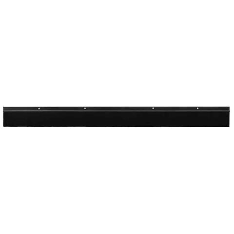 Spazzole per porte a vite 6 pcs Nero 100 cm Lega di alluminio - Foto 1