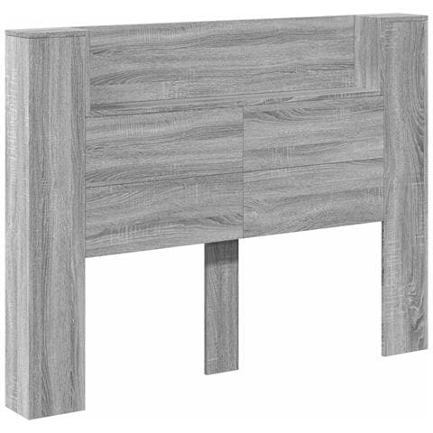 Testiera Grigio Sonoma 140 x 16,5 x 103,5 cm Legno multistrato - Foto 1